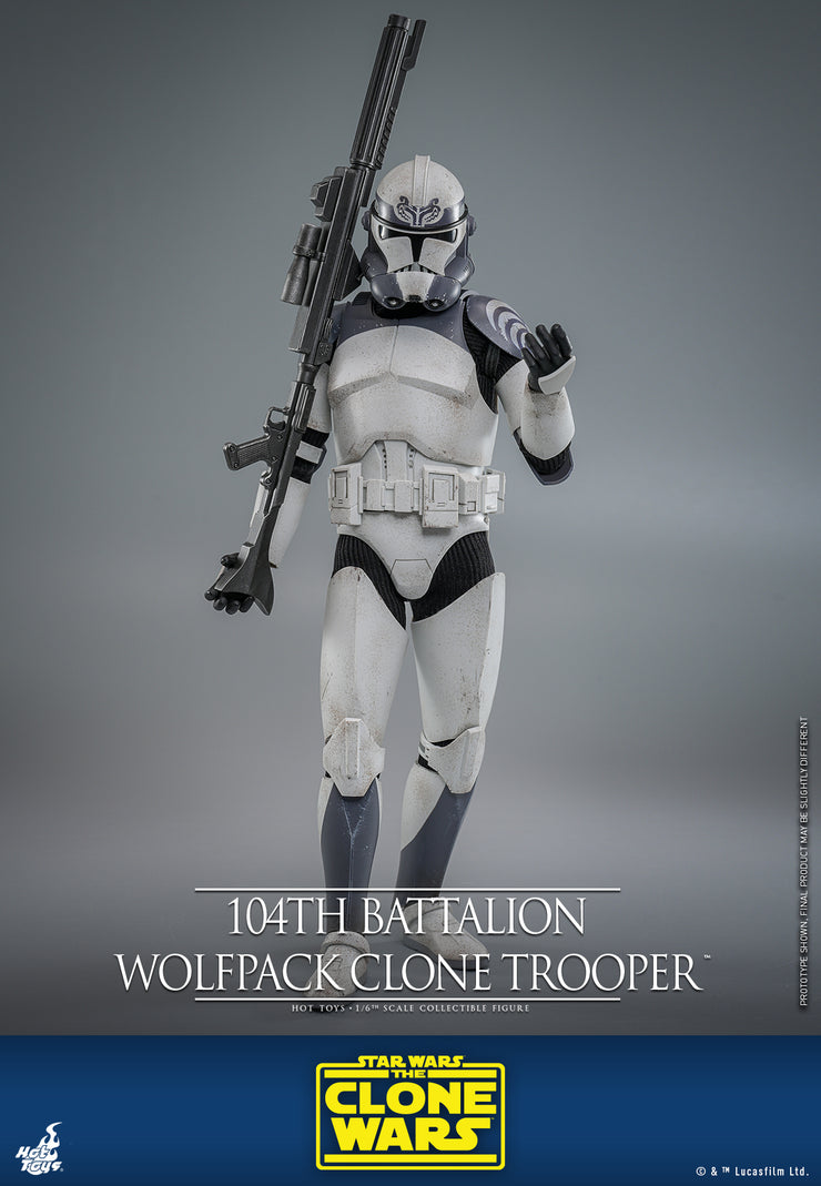 [Pre-Order] TMS142 - Star Wars: The Clone Wars - 104th Battalion Wolfpack Clone Trooper Collectible Figure