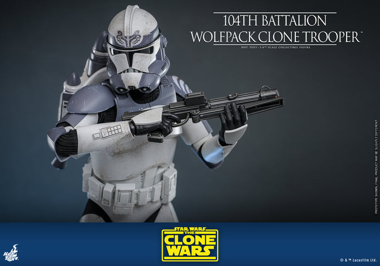 [Pre-Order] TMS142 - Star Wars: The Clone Wars - 104th Battalion Wolfpack Clone Trooper Collectible Figure