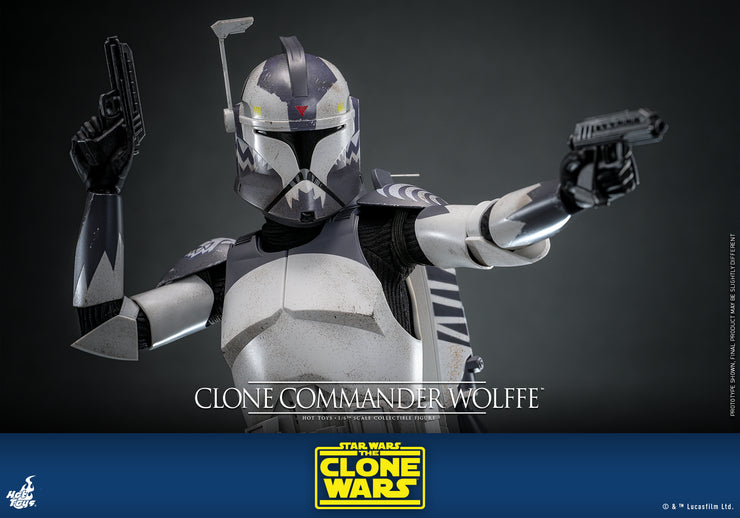 [Pre-Order] TMS141 - Star Wars The Clone Wars - 16th scale Clone Commander Wolffe Collectible Figure