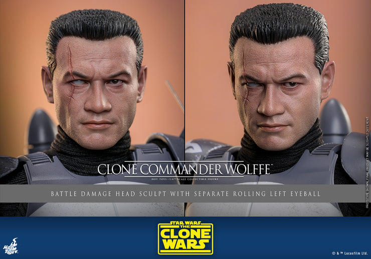 [Pre-Order] TMS141 - Star Wars The Clone Wars - 16th scale Clone Commander Wolffe Collectible Figure