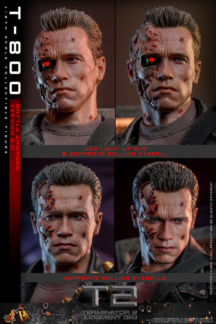 [Pre-Order] DX46 - Terminator 2: Judgment Day - 1/6th scale T-800 (Battle Damaged Version 2.0) Collectible Figure