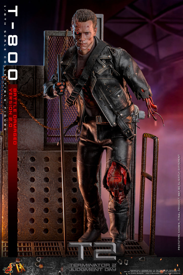 [Pre-Order] DX46 - Terminator 2: Judgment Day - 1/6th scale T-800 (Battle Damaged Version 2.0) Collectible Figure