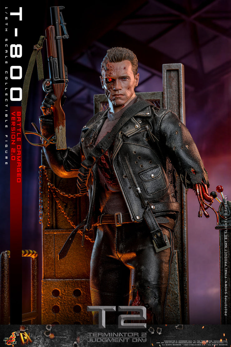 [Pre-Order] DX46 - Terminator 2: Judgment Day - 1/6th scale T-800 (Battle Damaged Version 2.0) Collectible Figure