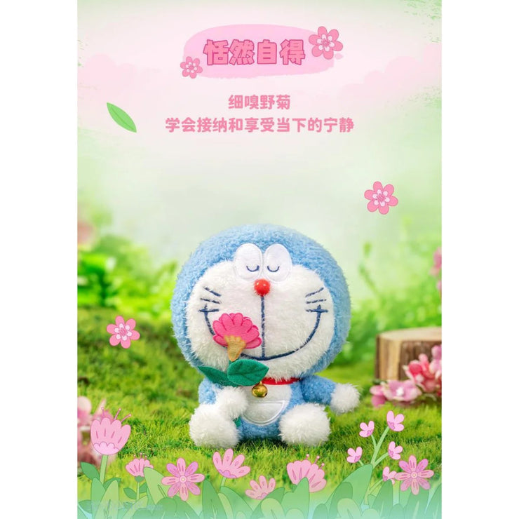 Doraemon Flower Language Blessing Plush Keychain Vol.1