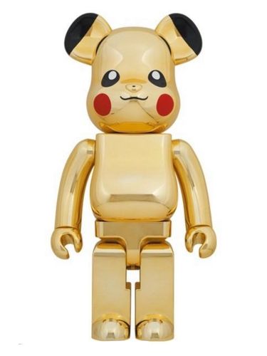 BE@RBRICK Pikachu (Gold Chrome Ver.) 1000%