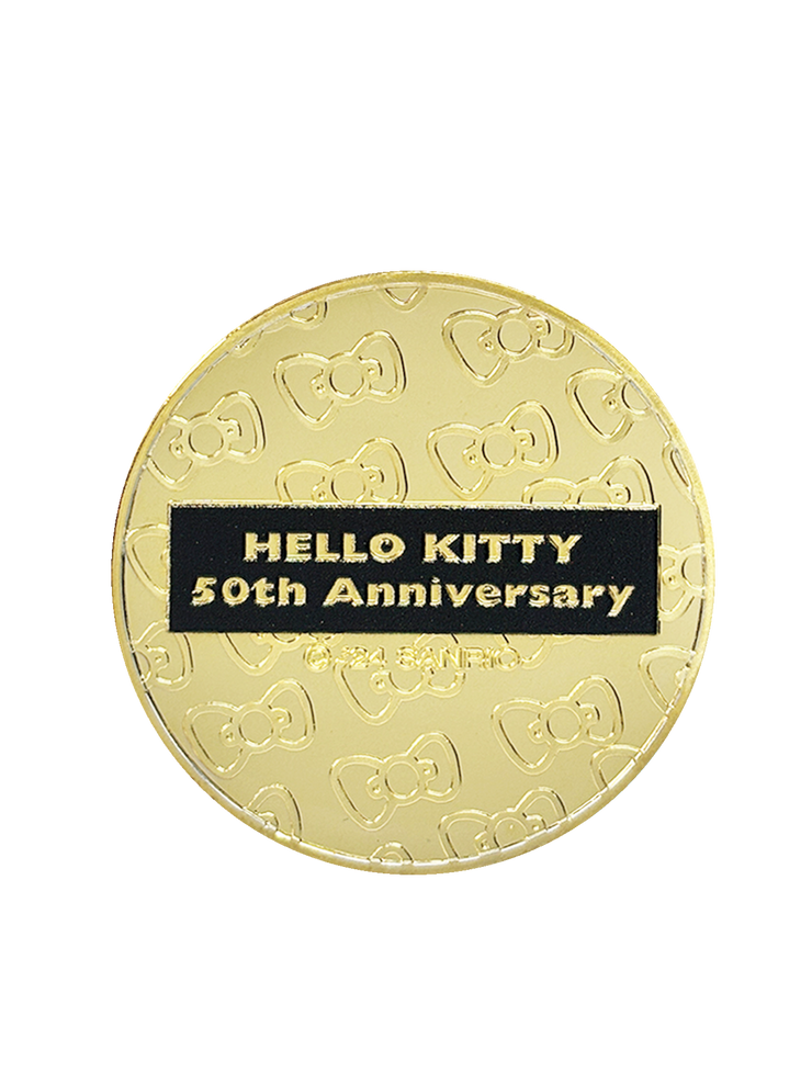 [Pre-Order] Hello Kitty 50th Anniversary 24K Gold Plated Commemorative Medallion