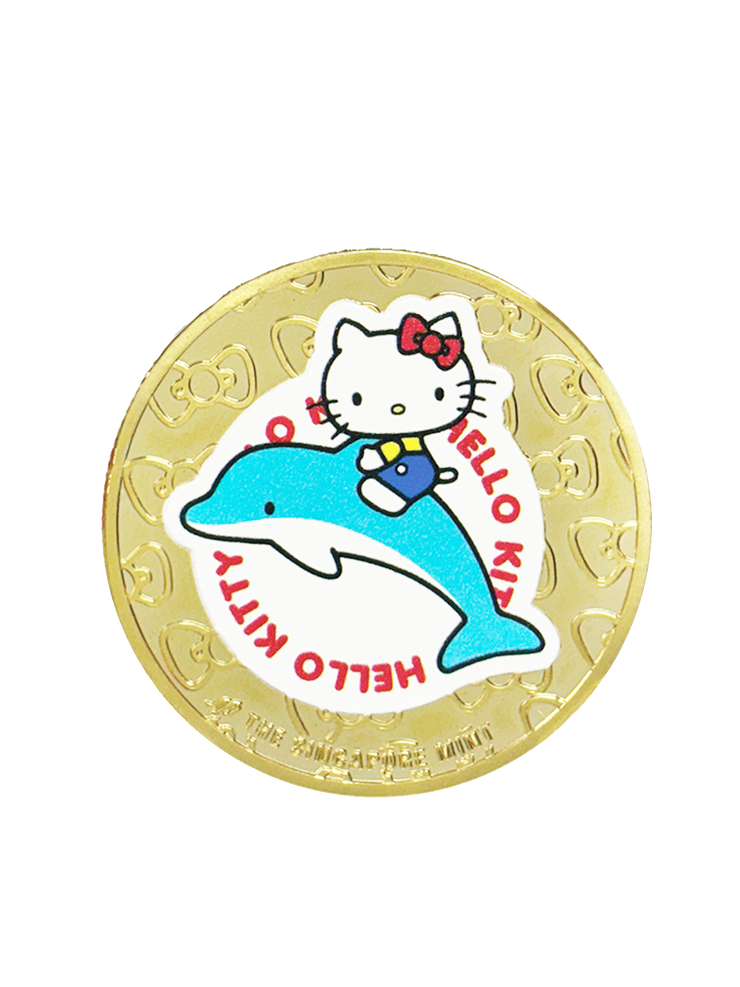 [Pre-Order] Hello Kitty 50th Anniversary 24K Gold Plated Commemorative Medallion