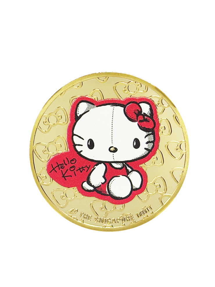 [Pre-Order] Hello Kitty 50th Anniversary 24K Gold Plated Commemorative Medallion