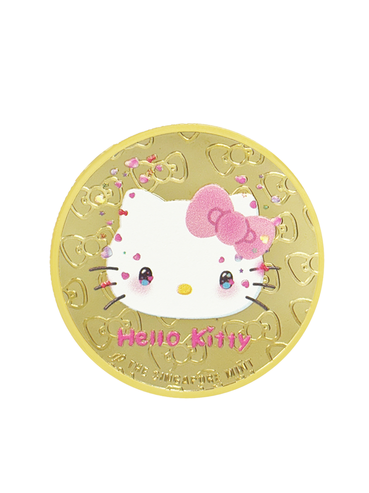 [Pre-Order] Hello Kitty 50th Anniversary 24K Gold Plated Commemorative Medallion