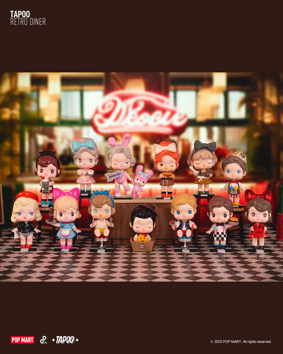 POP MART Tapoo Retro Diner Series – ActionCity