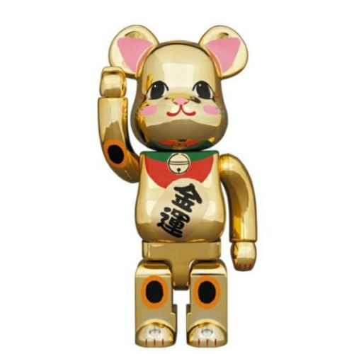 BE@RBRICK Manekineko Gold Kinun Gold Plated 400%