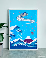 Astro Boy GREAT WAVE Art Print