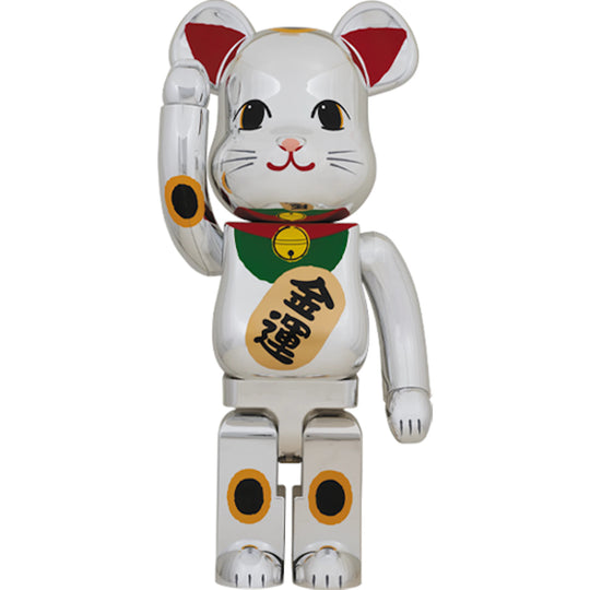 BE@RBRICK Manekineko Silver Plated 2 1000% (ASK)