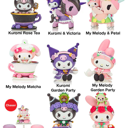 Tokidoki x Kuromi & My Melody Garden Party Blind Box