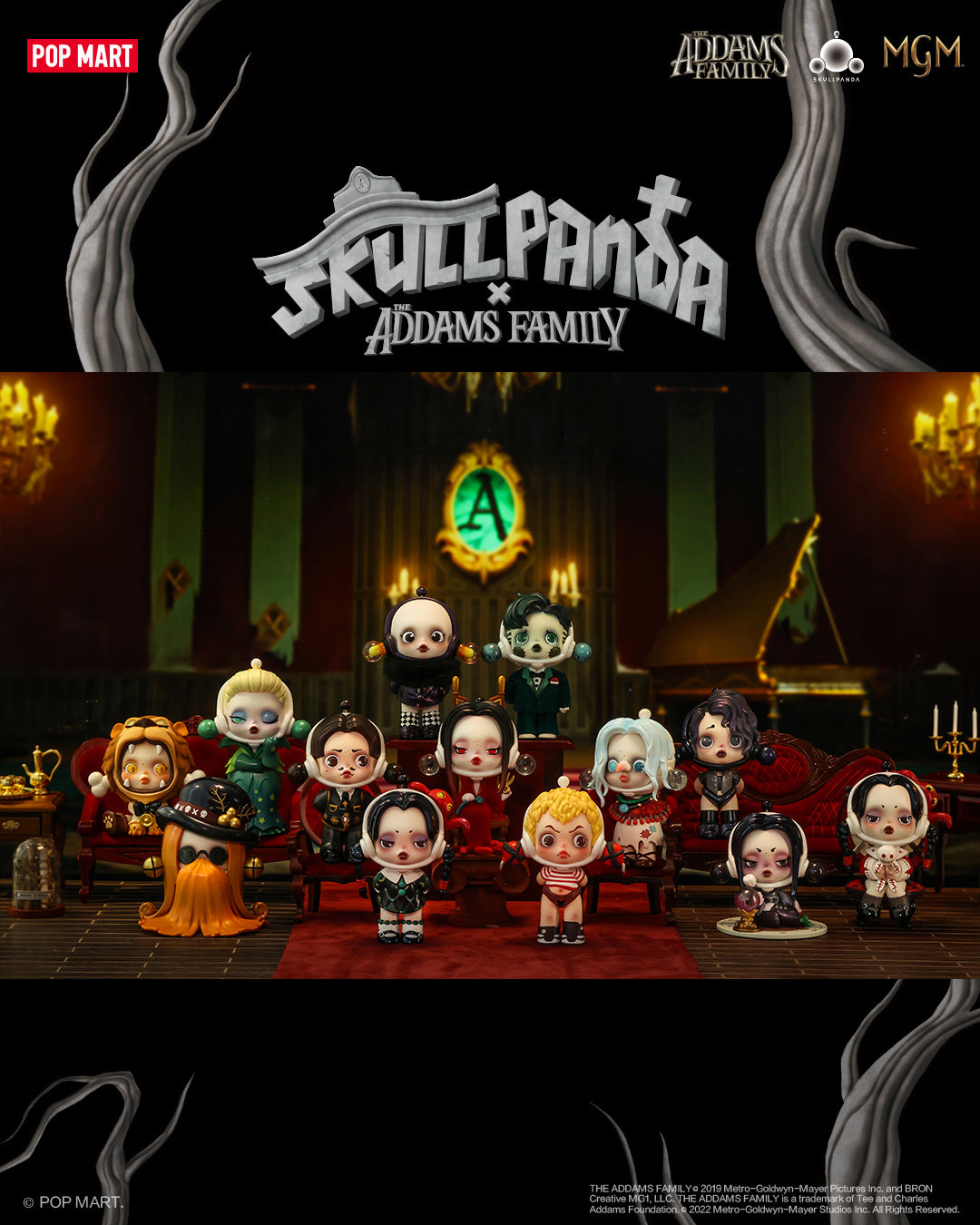 POP MART Skullpanda x The Addams Family Series – ActionCity