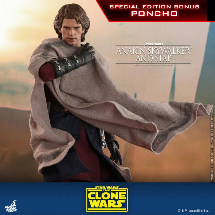 Hot toys TMS020B Star Wars THe Clone Wars Anakin Skywalker with the ST –  Pop Collectibles